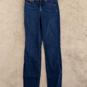 J. Crew Dark Blue Toothpick Skinny Jeans